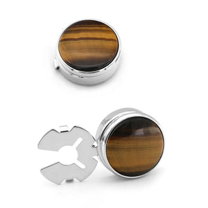 iGame Succinite Stone Cufflinks for Mens' Shirt