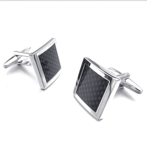 Carbon Fibre Cuff Links - Copper Material - Wholesale & Retail