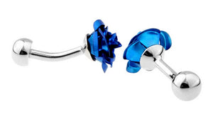 iGame Copper Rose Flower CuffLinks