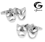Cufflinks For Men Halloween Mask Design Copper Material