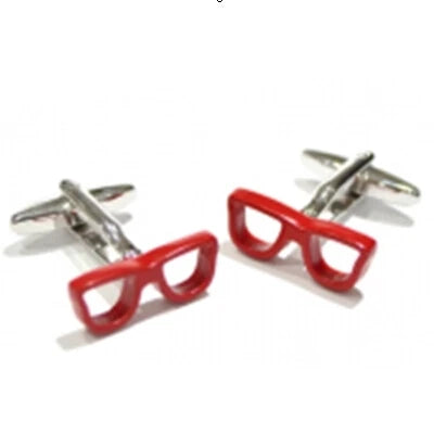 iGame Red Glasses Cuff Links Sexy Lady