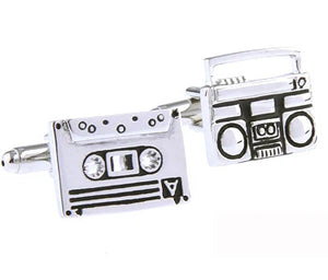 iGame Retail Brass Copper Radio Cuff Links