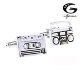 iGame Retail Brass Copper Radio Cuff Links