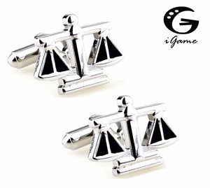 iGame Justice Cuff Links - Perfect for Legal Professionals