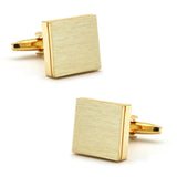 iGame Golden Square Cuff Links 4 Colors Option Metal Wire-drawing Brass Material
