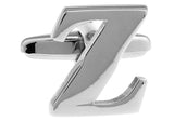 iGame Letters Cufflinks Silver English Letters 26 Letters Copper Material