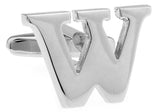 iGame Letters Cufflinks Silver English Letters 26 Letters Copper Material