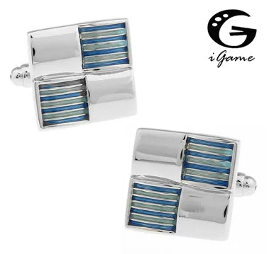 iGame Business Cufflinks Wholesale&retail Copper Enamel Square