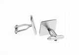 iGame Men Gift Cuff Links - Royal Flower Engraved Enamel