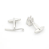 iGame Dentist Cuff Links Tooth Stomatoscope Brass Men French Cufflinks
