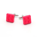 iGame Arrival Lady Cuff Links Rose Pink Brass Material Blocks X-mas Gift