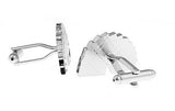 iGame Playing Card Poker Cuff Links Silver Brass Material