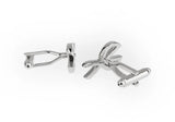 iGame Scissors Cuff Links Brass Material Silver Home Tool