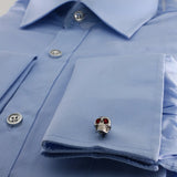 iGame Skeleton Cuff Links Red Eyes Skull Brass Shirt Cuflinks