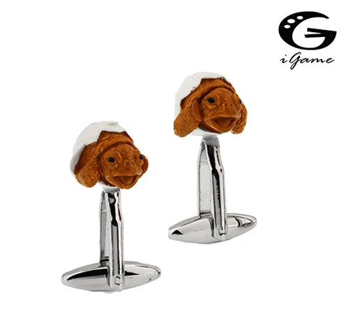 iGame Tortoise Cuff Links - Brass Material