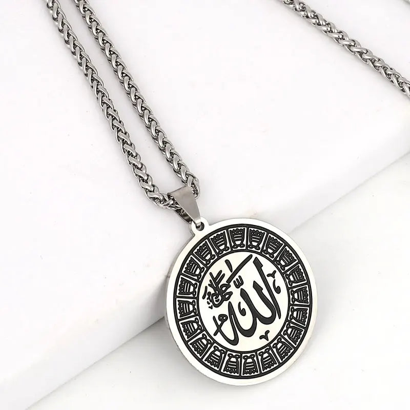 iSLAM muslim Allah Steel Pendant Necklace