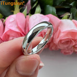 Tungsten 2-10mm Ring Men Women Couple Engagement Wedding Band