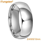 Tungsten Carbide Finger Ring Men Women Couple Wedding Band
