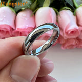 Tungsten Carbide Finger Ring Men Women Couple Wedding Band
