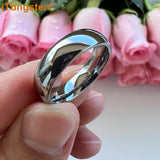 Tungsten Carbide Finger Ring Men Women Couple Wedding Band