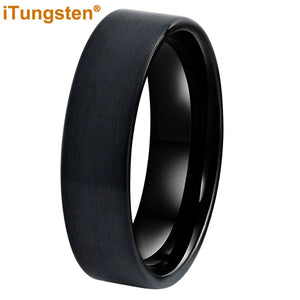 6mm 8mm 10mm 12mm Tungsten Wedding Band Brushed Engagement Rings