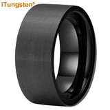 6mm 8mm 10mm 12mm Tungsten Wedding Band Brushed Engagement Rings