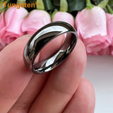 6mm 8mm Tungsten Band Men Women Engagement Wedding Ring