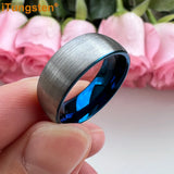 Tungsten Carbide Ring 6mm 8mm for Men Women Wedding Band