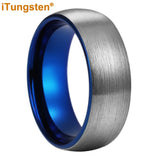 Tungsten Carbide Ring 6mm 8mm for Men Women Wedding Band