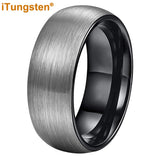 Tungsten Carbide Ring 6mm 8mm for Men Women Wedding Band