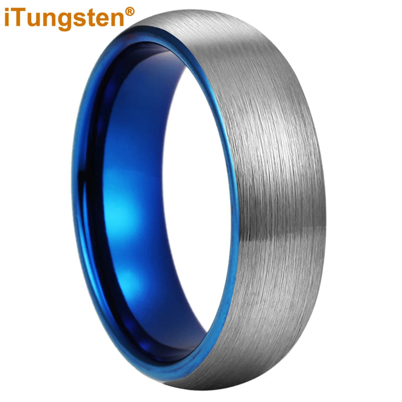 Tungsten Carbide Ring 6mm 8mm for Men Women Wedding Band