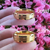 Plated Tungsten Engagement Wedding Band Ring for Couple