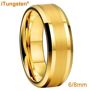 Plated Tungsten Engagement Wedding Band Ring for Couple