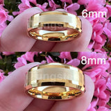 Plated Tungsten Engagement Wedding Band Ring for Couple