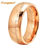 6mm 8mm Tungsten Carbide Ring for Men Women Engagement Wedding Band Jewelry