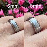 Tungsten Carbide Wedding Band Men Women Couple Engagement Ring