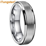 Tungsten Carbide Wedding Band Men Women Couple Engagement Ring