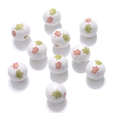 10/20/30pcs Halloween Wooden Beads Bat Pumpkin Witch Hat Spacer 15mm