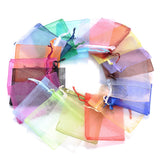 100pcs Organza Bags Jewelry Packaging Wedding Gift Candy Pouches
