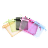 100pcs Organza Bags Jewelry Packaging Wedding Gift Candy Pouches