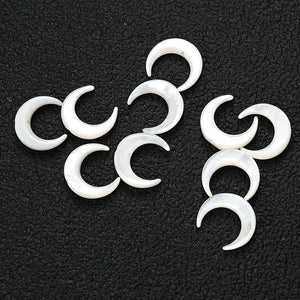 10pcs Natural Shell Beads Moon Sunflower Hamsa Hand for Jewelry Making