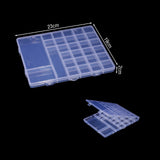 Transparent Plastic Jewelry Beads Tool Box Organizer Storage