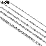 2 Meters Stainless Steel O Necklace Chains DIY Jewelry Findings