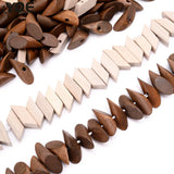 100pcs 22mm Natural Wood Beads Geometric Spacer Bead for DIY Jewelry