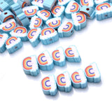 8x10mm Rainbow Clay Beads Polymer Spacer Beads DIY Jewelry Making