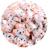 Mix Animal Clay Beads Polymer Clay Owl Rabbit Cat Dog Insect Spacer Beads