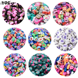 Mix Animal Clay Beads Polymer Clay Owl Rabbit Cat Dog Insect Spacer Beads