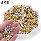 3mm CCB Spacer Beads Plated Round Seed Beads for Jewelry Making