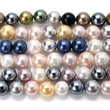 Natural Shell Pearl Beads Round Spacer Mix for DIY Craft