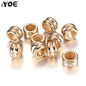 6x10mm Big Hole Plastic CCB Beads for Jewelry Making